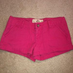 women’s hollister size 25 pink jean shorts